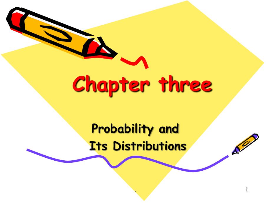 probability 统计学双语_第1页