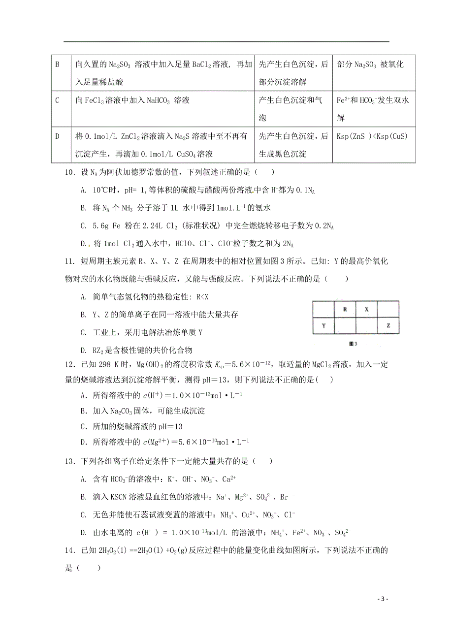 四川高二化学入学考试 1.doc_第3页