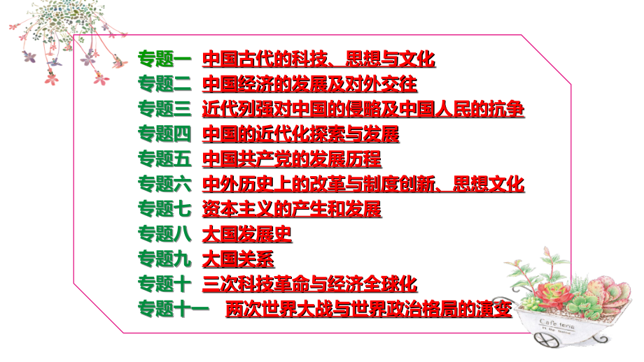 复习课件：中考历史二轮复习全部专题_第2页