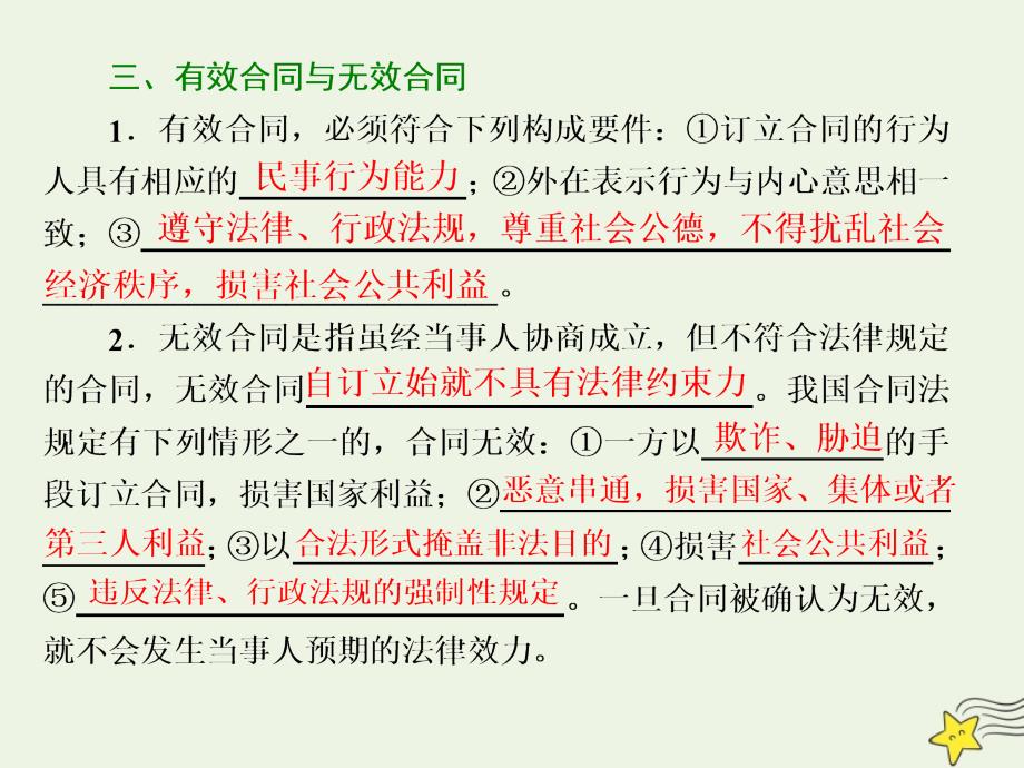 高中政治三第二框订立合同有学问选修5.ppt_第4页