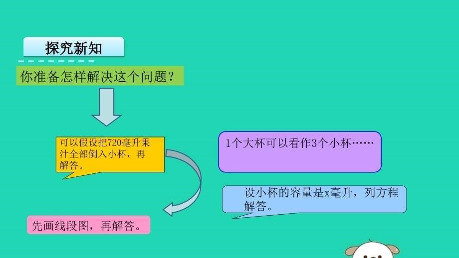 （赛课课件）苏教版六年级数学上册四解决问题的策略4.1《用“假设”法解决问题1》_第5页