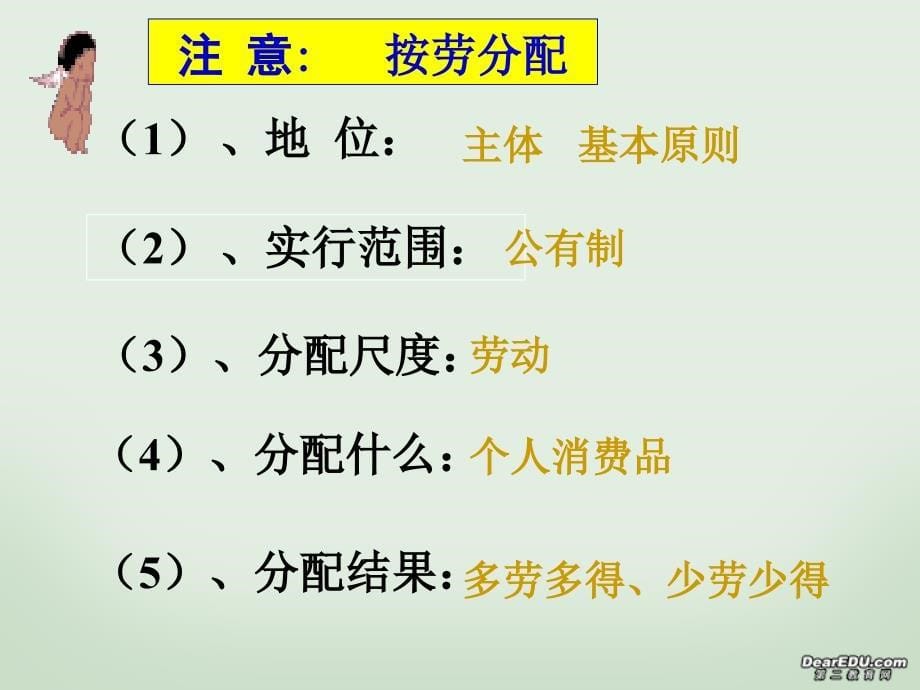 高一政治按劳分配为主体多种分配方式并存课件新课标人教.ppt_第5页