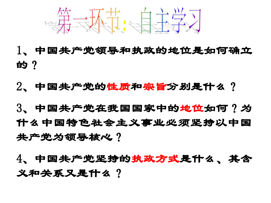 高中政治6.1中国共产党执政历史和人民的选择2必修2.ppt_第3页