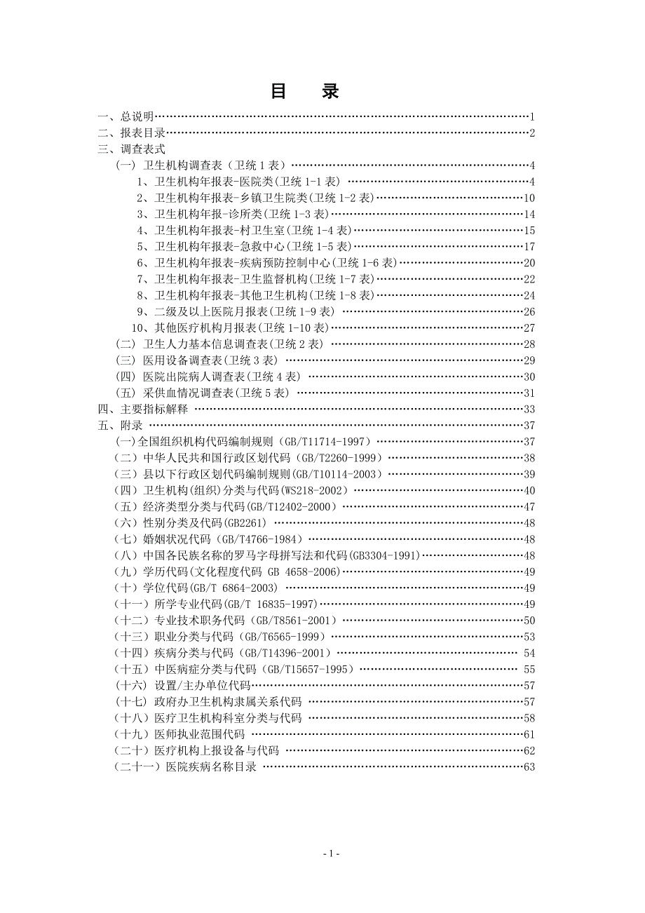 （卫生管理）全国卫生统计调查制度目录_第2页