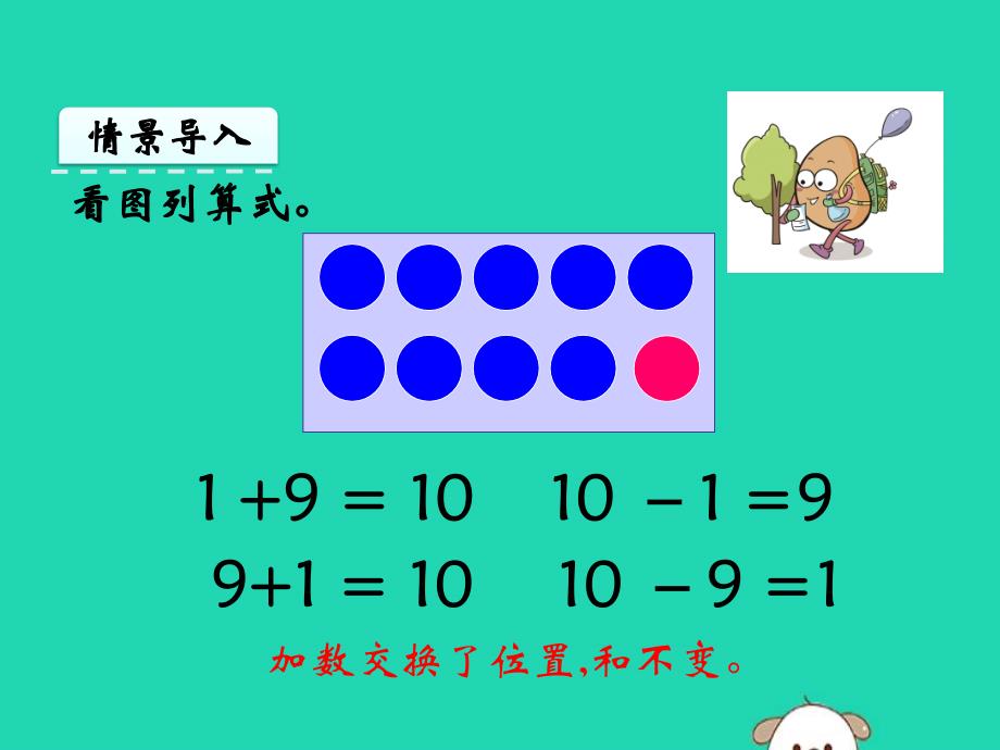 （赛课课件）新人教版一年级数学上册第5单元6_10的认识和加减法《5.3 10的加减法》_第3页