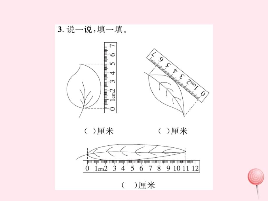 （赛课课件）北师大版二年级数学上册六测量第2课时《课桌有多长》_第4页