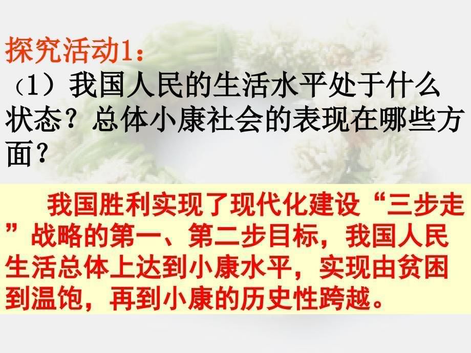 高中政治第四单元第十课全面建设小康社会的经济目标1新人教必修.ppt_第5页