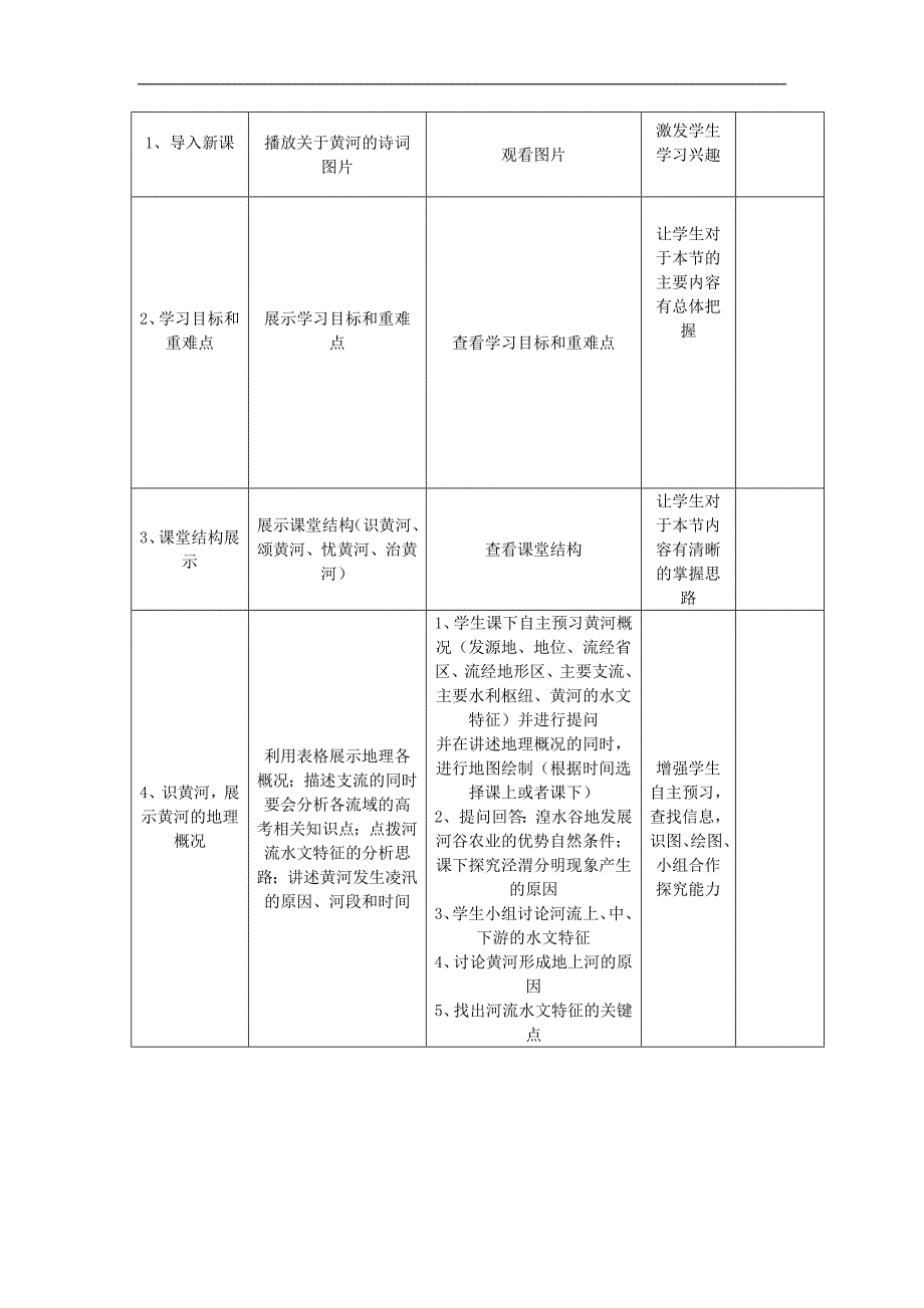 河北沧州高中地理中国的河流之黄河说课案湘教必修2 1.doc_第2页