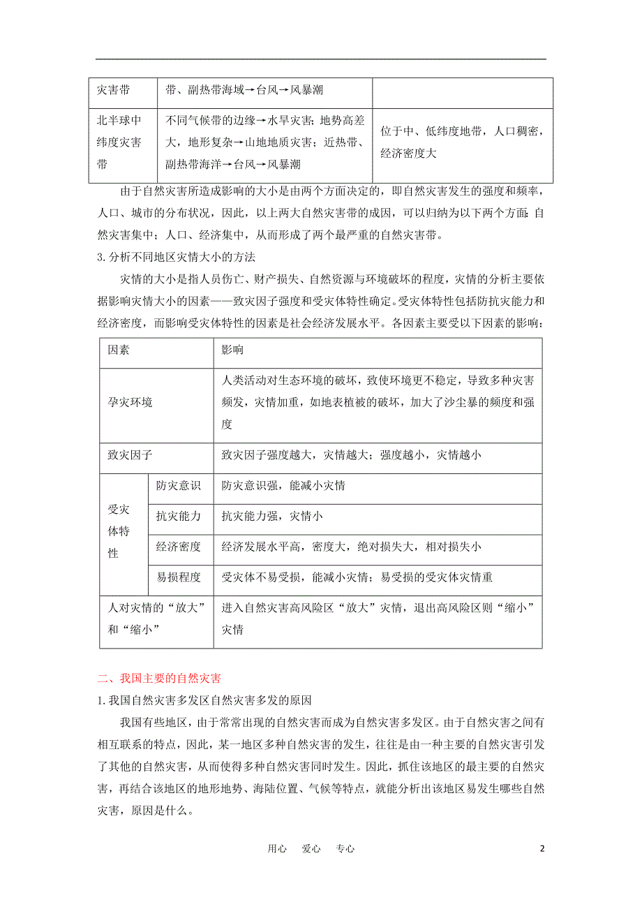 高三地理复习真题模拟16 自然灾害与防治教师.doc_第2页