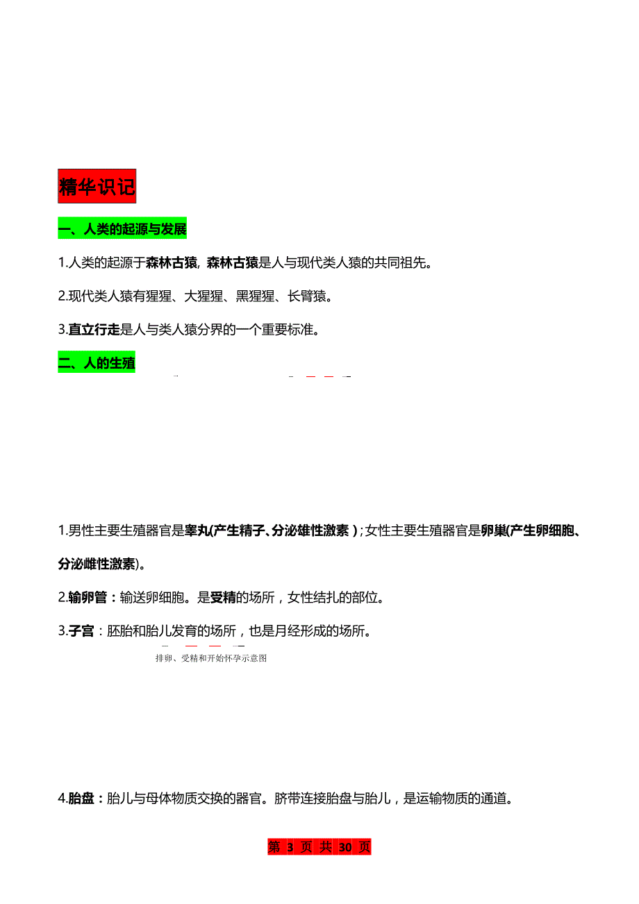 初一下册生物每章思维导图+精华知识(1).docx_第3页