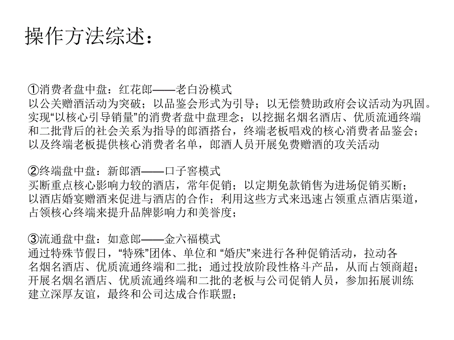 郎酒区域市场最佳操作模式讲解学习_第4页