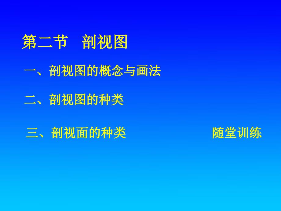 机械识图第三章机件形状常用的表达方法_第3页