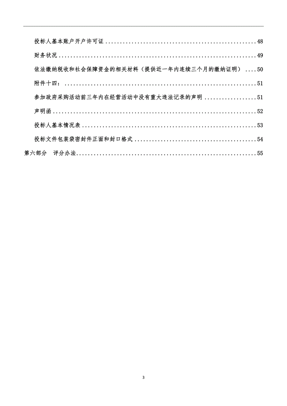 街道城乡环卫一体化垃圾清运及道路、村庄保洁委托运营项目招标文件_第3页