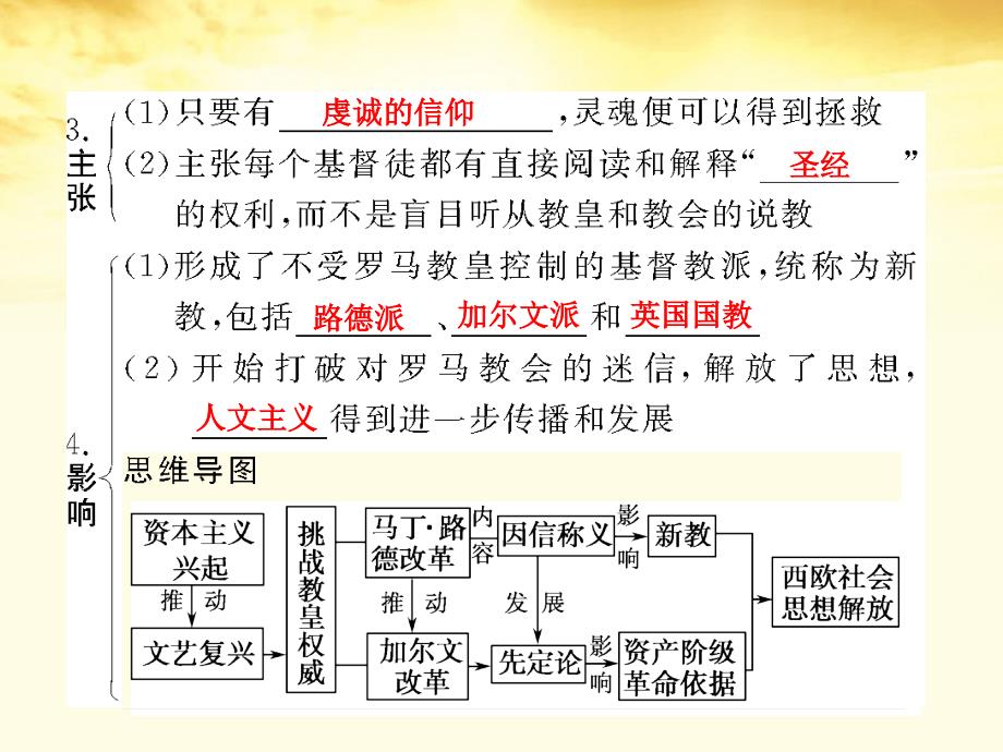 高三历史一轮复习 第2单元 第2课时　宗教改革与启蒙运动 必修2.ppt_第2页