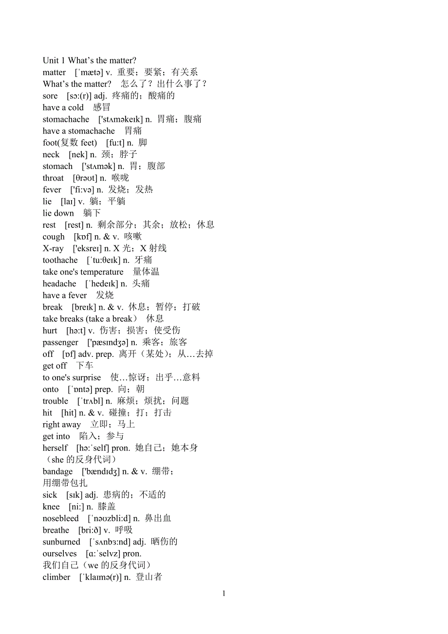 2020-新人教版八年级英语下册单词表(含音标).doc_第1页