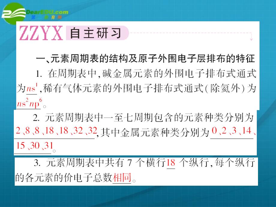 高中化学选修三第一章 原子结构与性质第一节 原子结构第二节 原子结构与元素的性质第一课时 原子结构与元素周期表.ppt_第3页