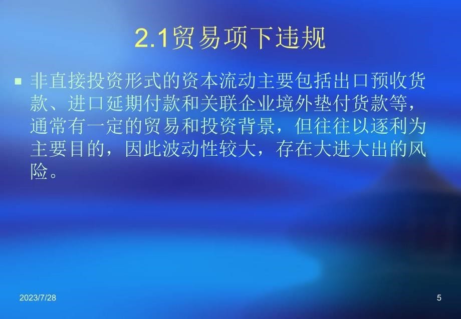 经常项下外汇违规的法律问题及典型案例剖析PPT课件_第5页