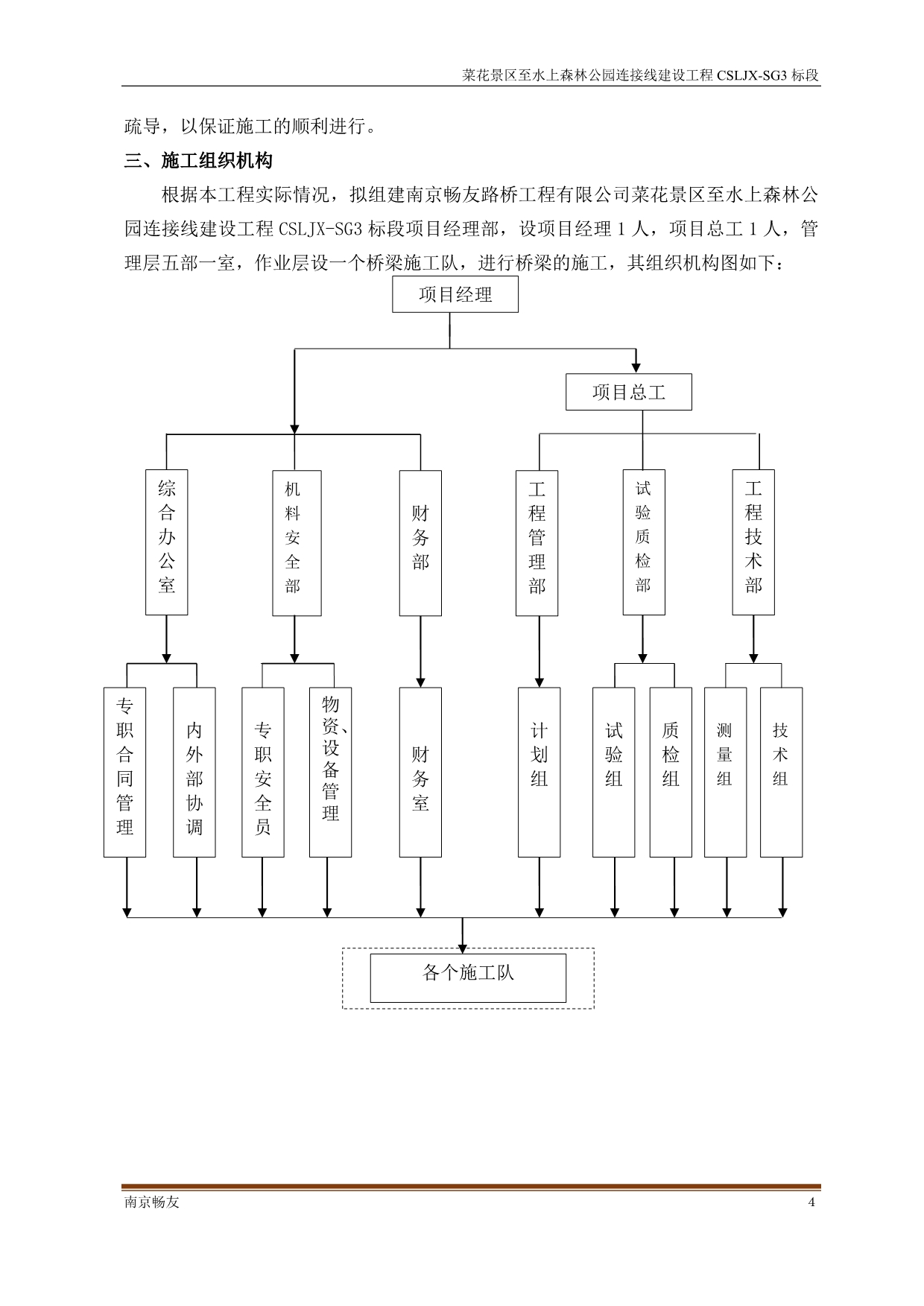 （建筑工程设计）施工组织设计(南京畅友路桥工程有限公司)_第5页