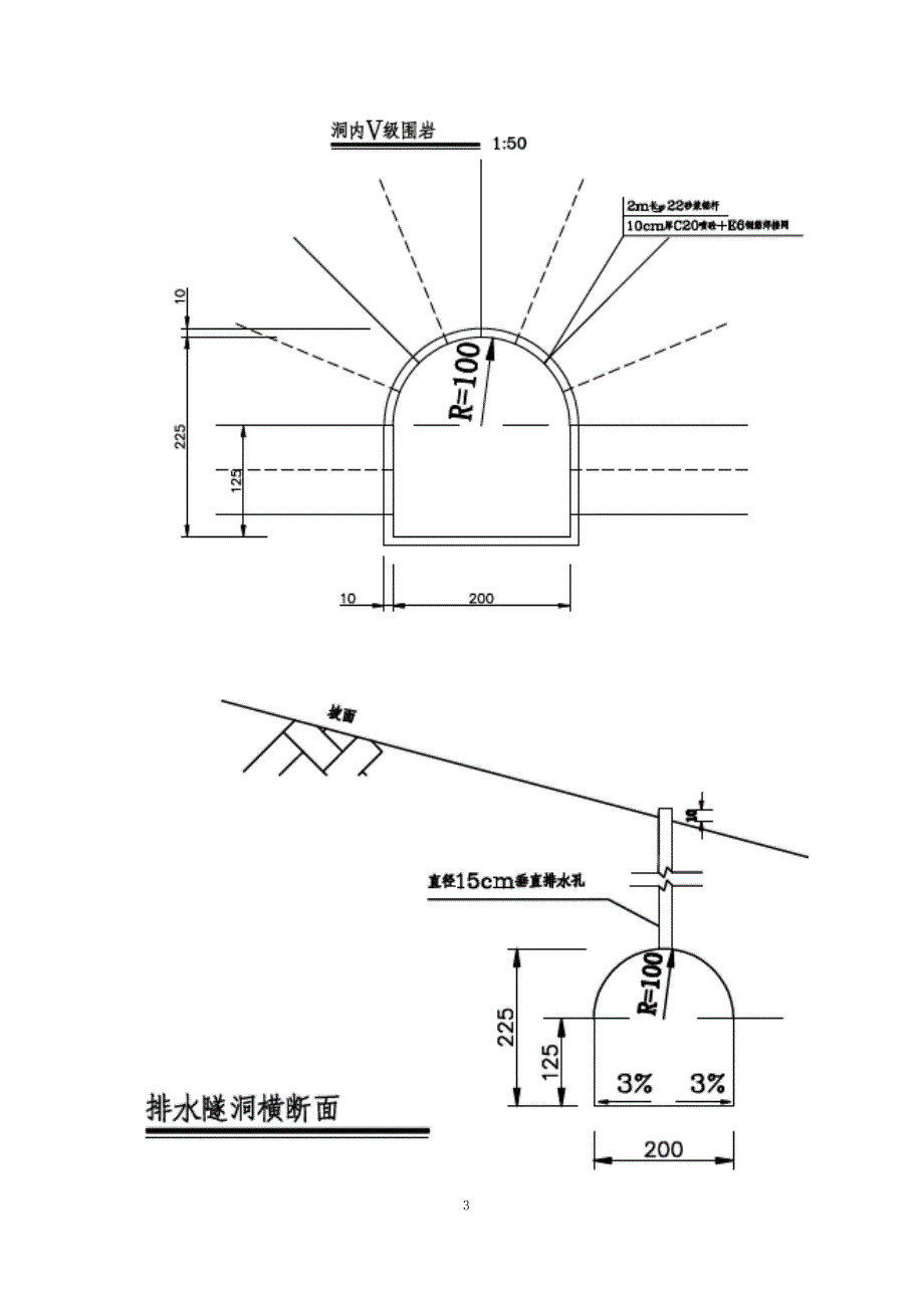 （建筑给排水工程）排水隧洞施工方案_第3页