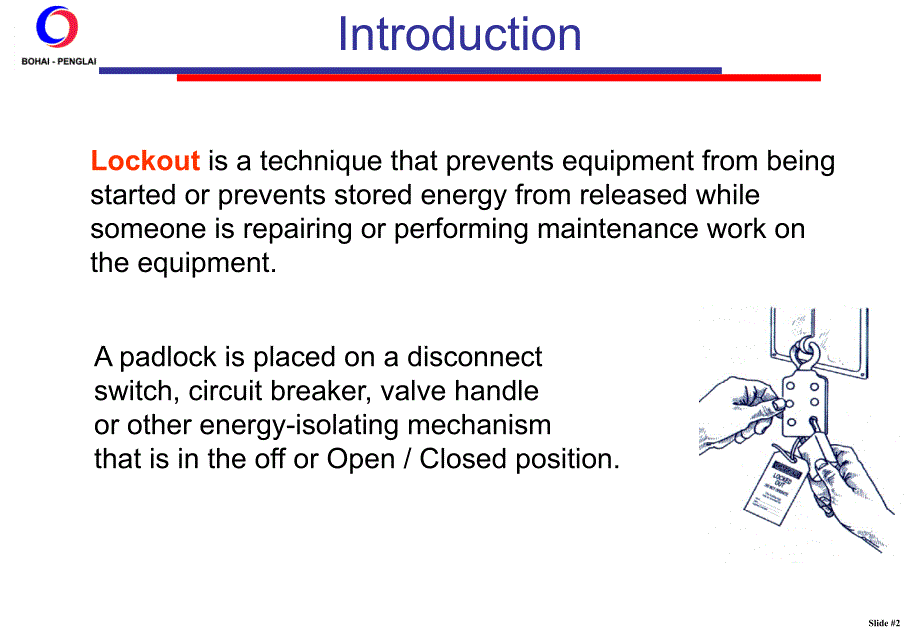 COPC LOTO Training隔离锁定培训_第2页