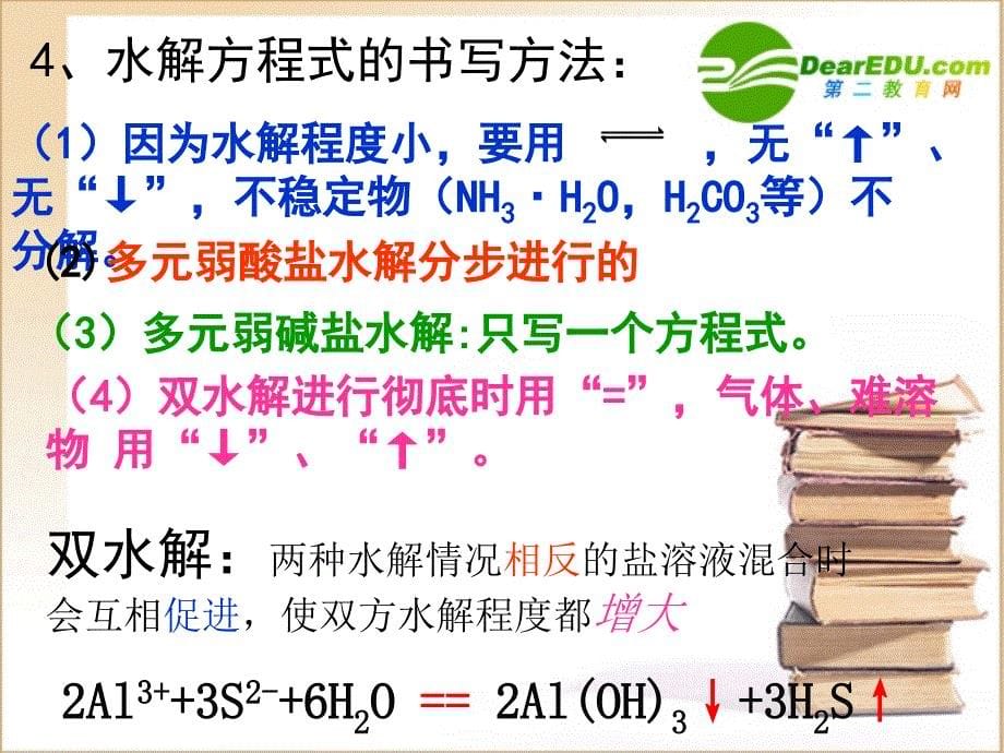 高中化学盐类的水解 盐类水解总复习苏教选修4.ppt_第5页