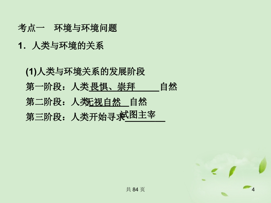 江西信丰二中高考地理复习 环境与环境问题、资源问题与资源的利用和保护 .ppt_第4页