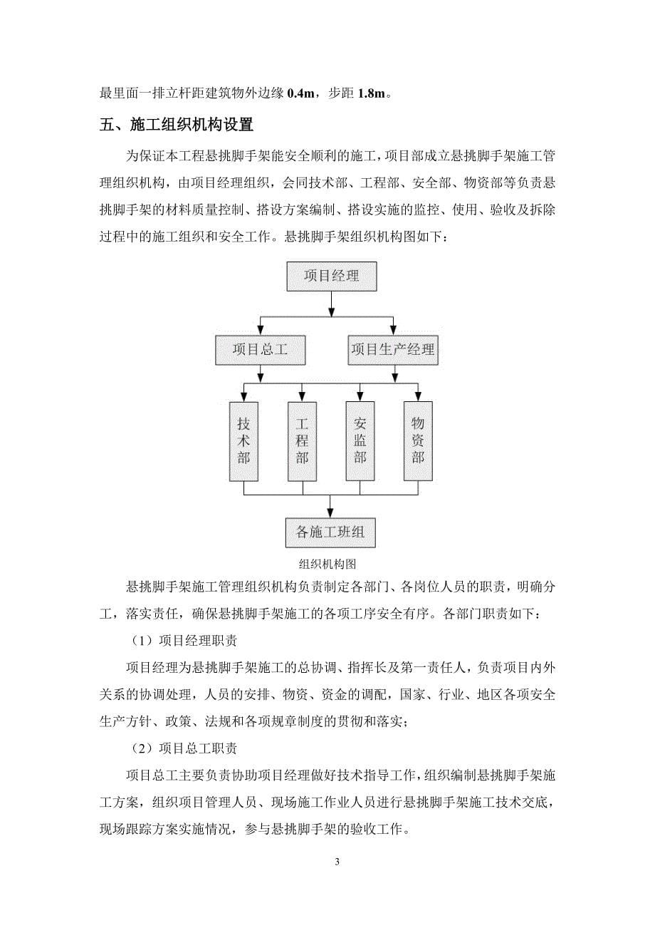 （建筑工程安全）悬挑架安全专项施工方案(迎接检查)_第5页