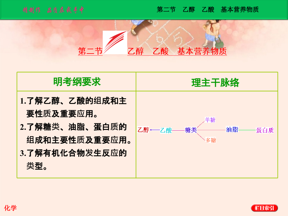 高中化学 第二节 乙醇 乙酸 基本营养物质 选修5.ppt_第1页