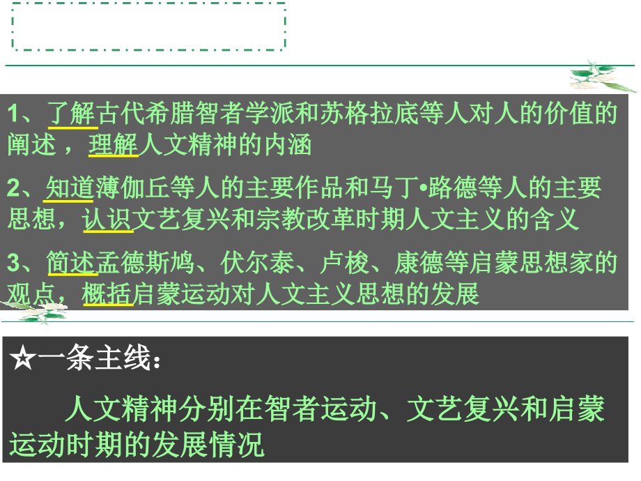 高中历史：六西方人文精神的起源及其发展2人民必修3.ppt_第2页