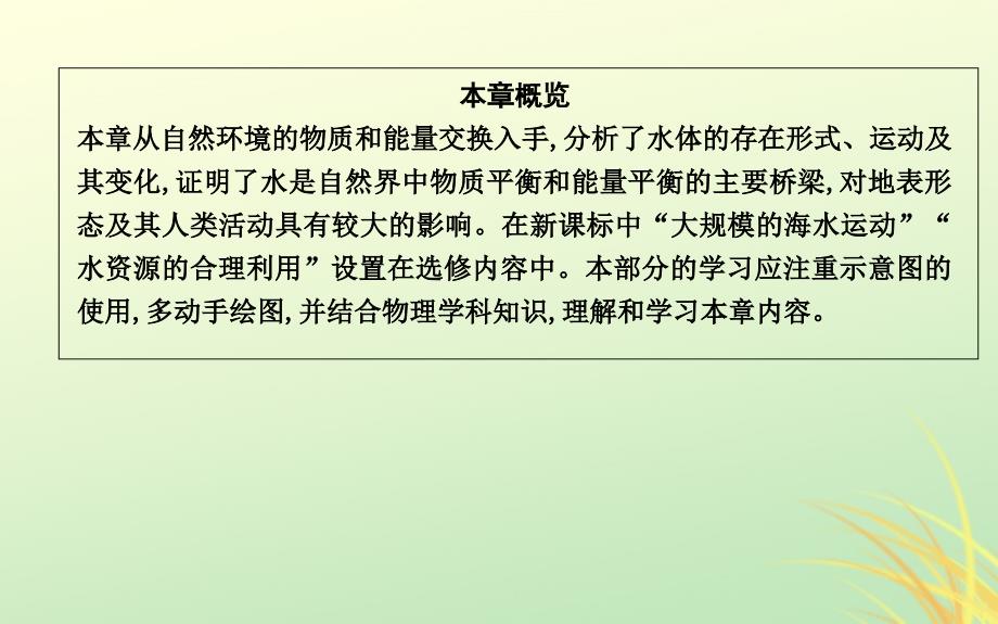 （山东专用）2018版高中地理第三章地球上的水第一节自然界的水循环课件必修1.ppt_第2页