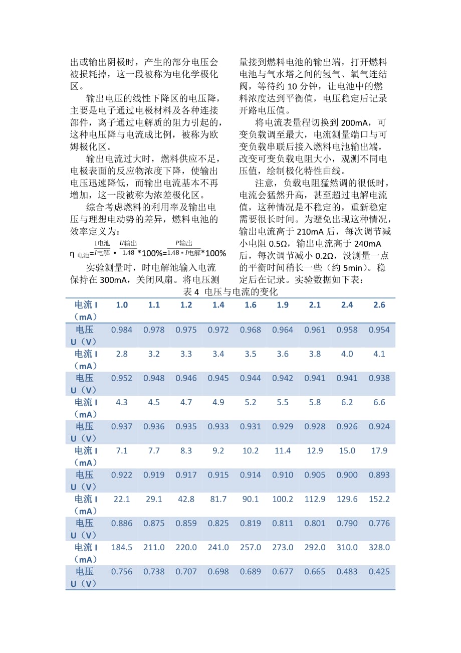 燃料电池综合特性的研究_第4页