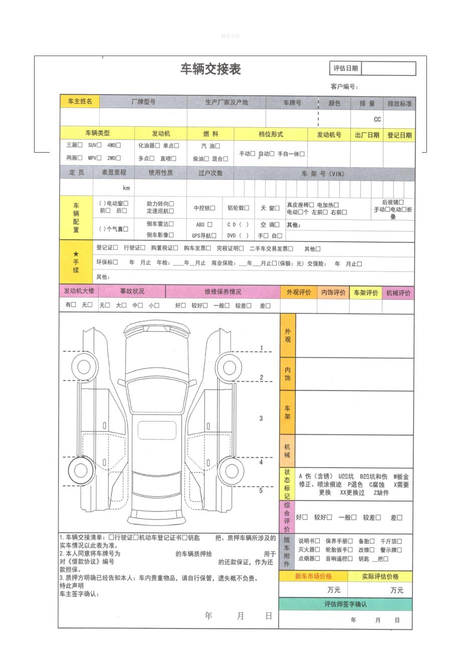 质押贷借款合同借贷客户信息登记表（律师修正版）_第3页