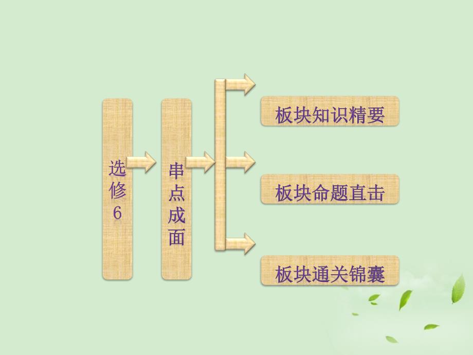 高考地理一轮复习 串点成面 知识集成板块十二 选修6.ppt_第2页