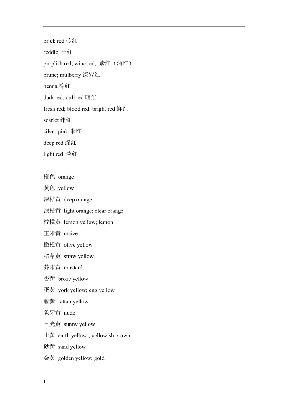 颜色中英文对照大全资料教程_第3页