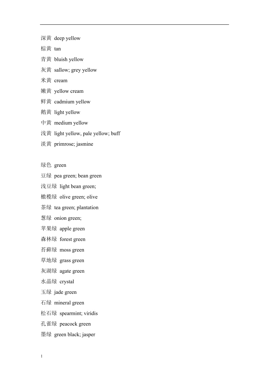 颜色中英文对照大全资料教程_第4页