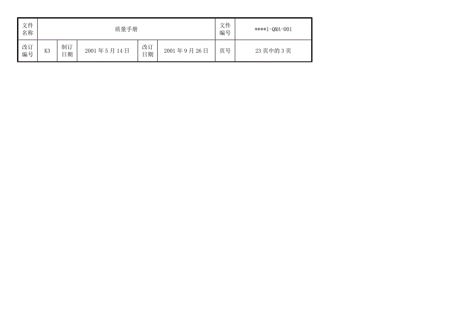 （企业管理手册）日资企业质量手册_第3页