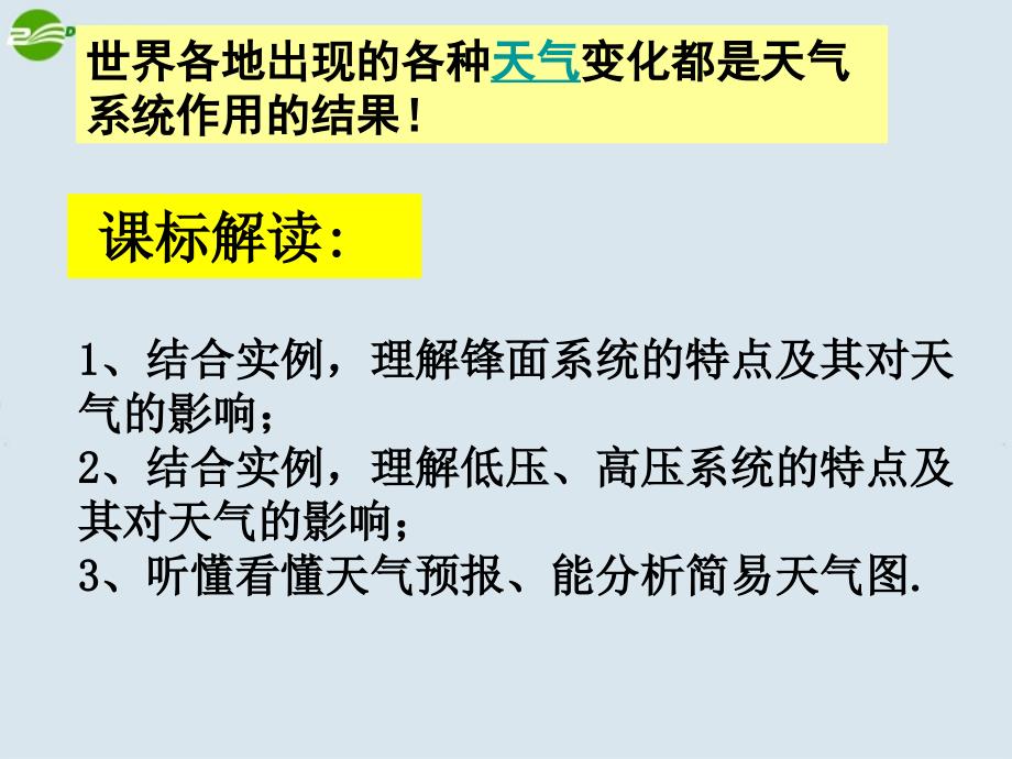 高中地理 第二节 常见的天气系统 鲁教必修1.ppt_第3页