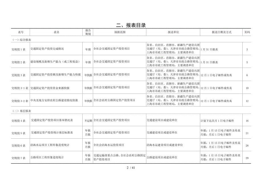 交通固定资产投资统计报表制度agg_第5页