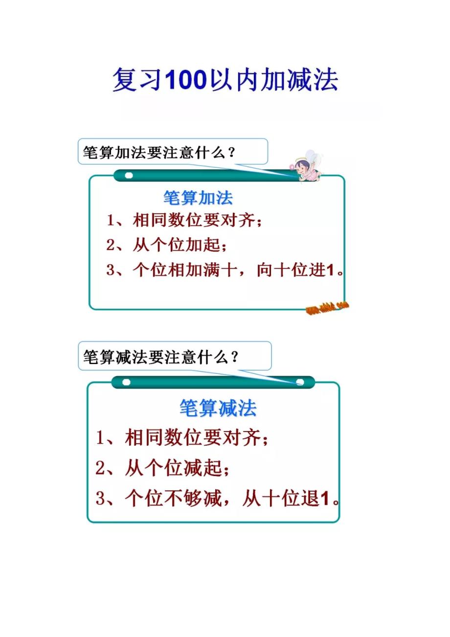 人教版(部编版)二年级数学复习知识点汇总_第4页