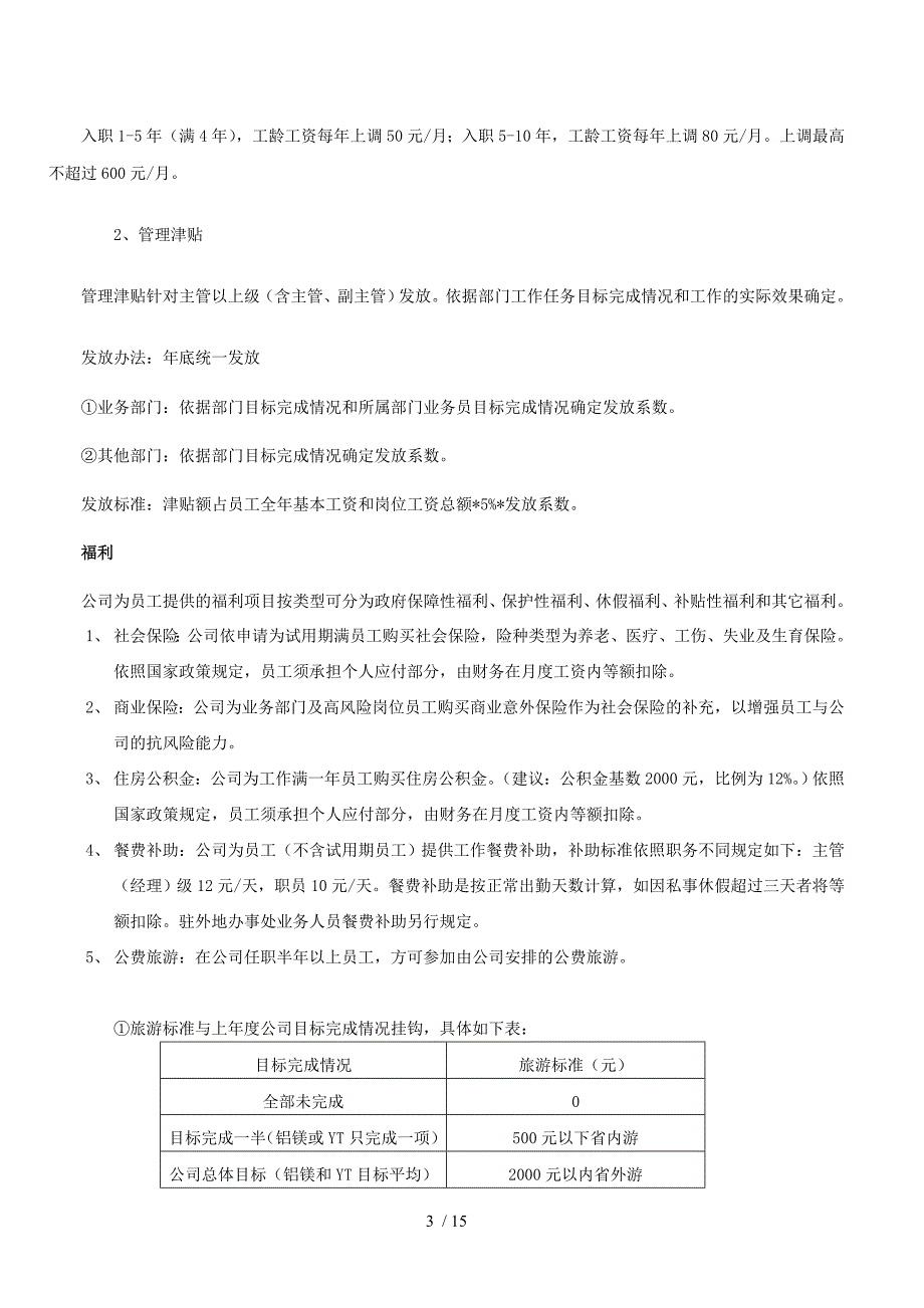 广东锑业有限公司薪酬福利制度_第3页