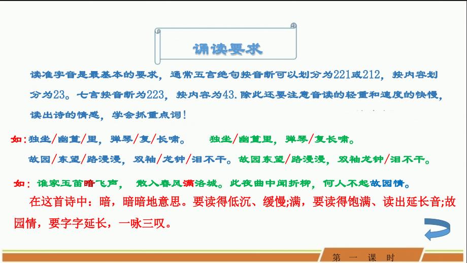 人教部编版初中语文七年级下册第三单元《课外古诗词诵读》优秀PPT课件（内含2课时）_第4页