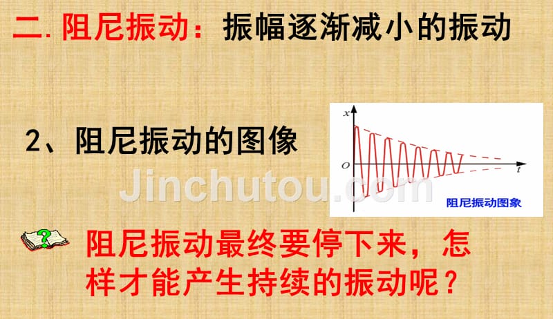 精编制作阻尼振动(教科版)PPT课件_第4页