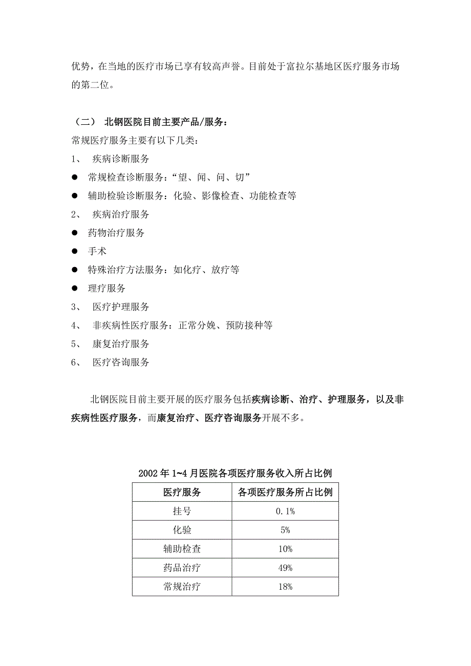 （营销策略）北钢医院市场营销策略设计_第4页