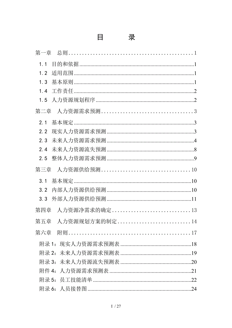 金瀚置业股份人力资源规划制度_第2页