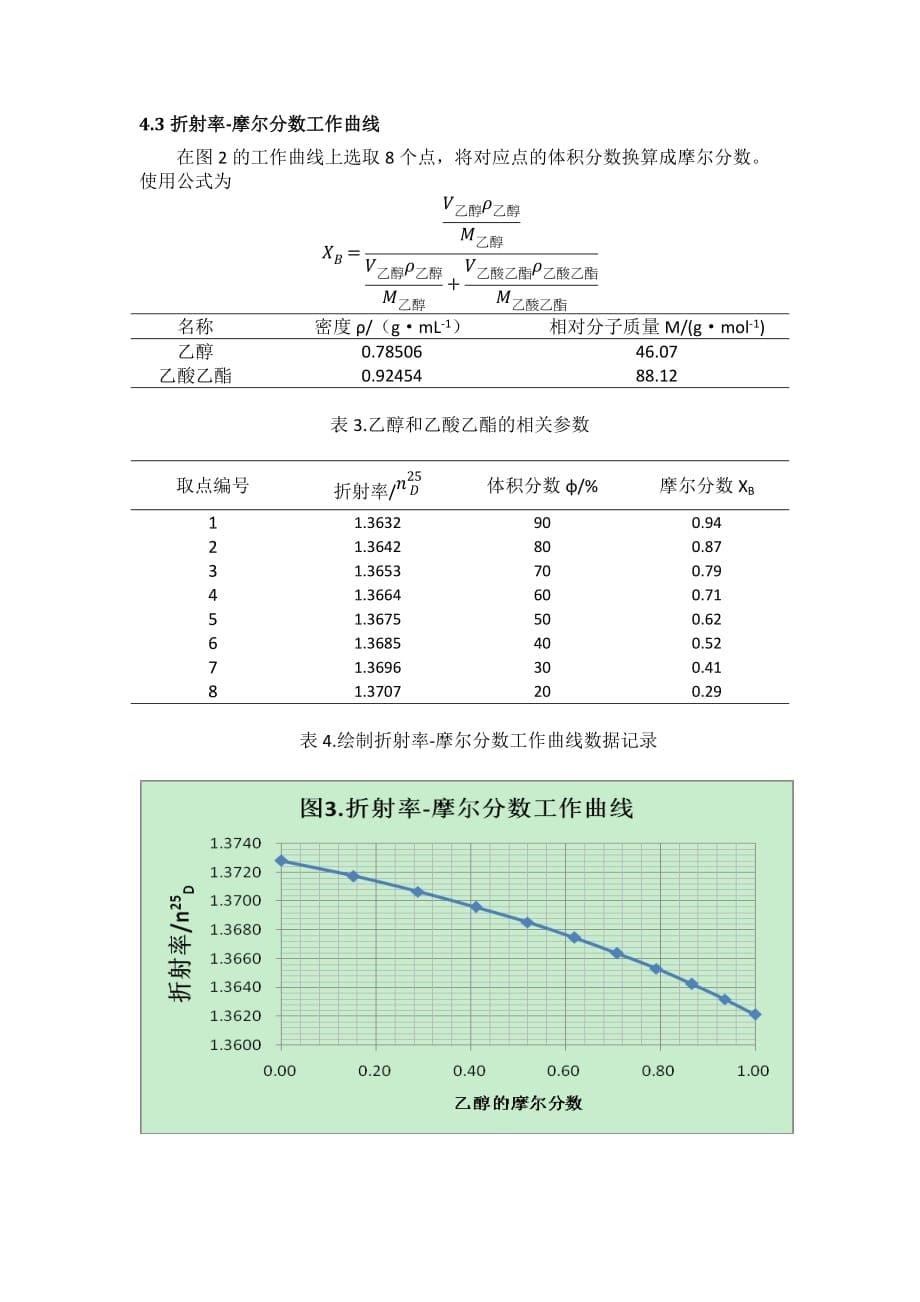 双液系气液平衡相图的绘制(华南师范大学物化实验)_第5页