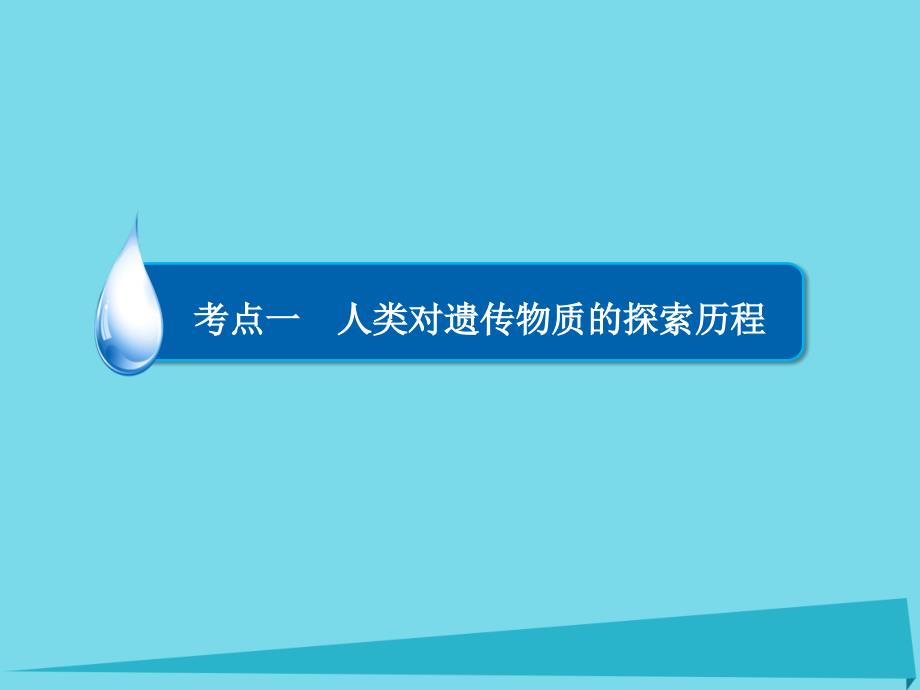 2017高考生物一轮复习考点1人类对遗传物质的探索历程课件_第4页