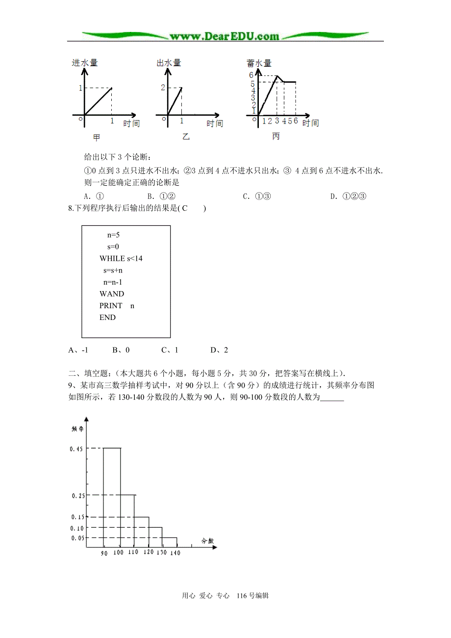 E深圳数学理科模拟.doc_第2页