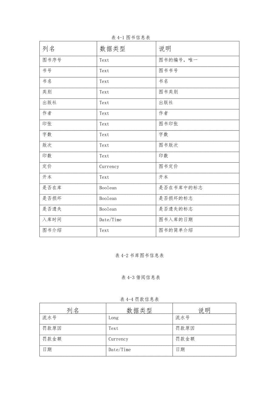 基于ASP的web课程设计图书馆系统设计书_第5页