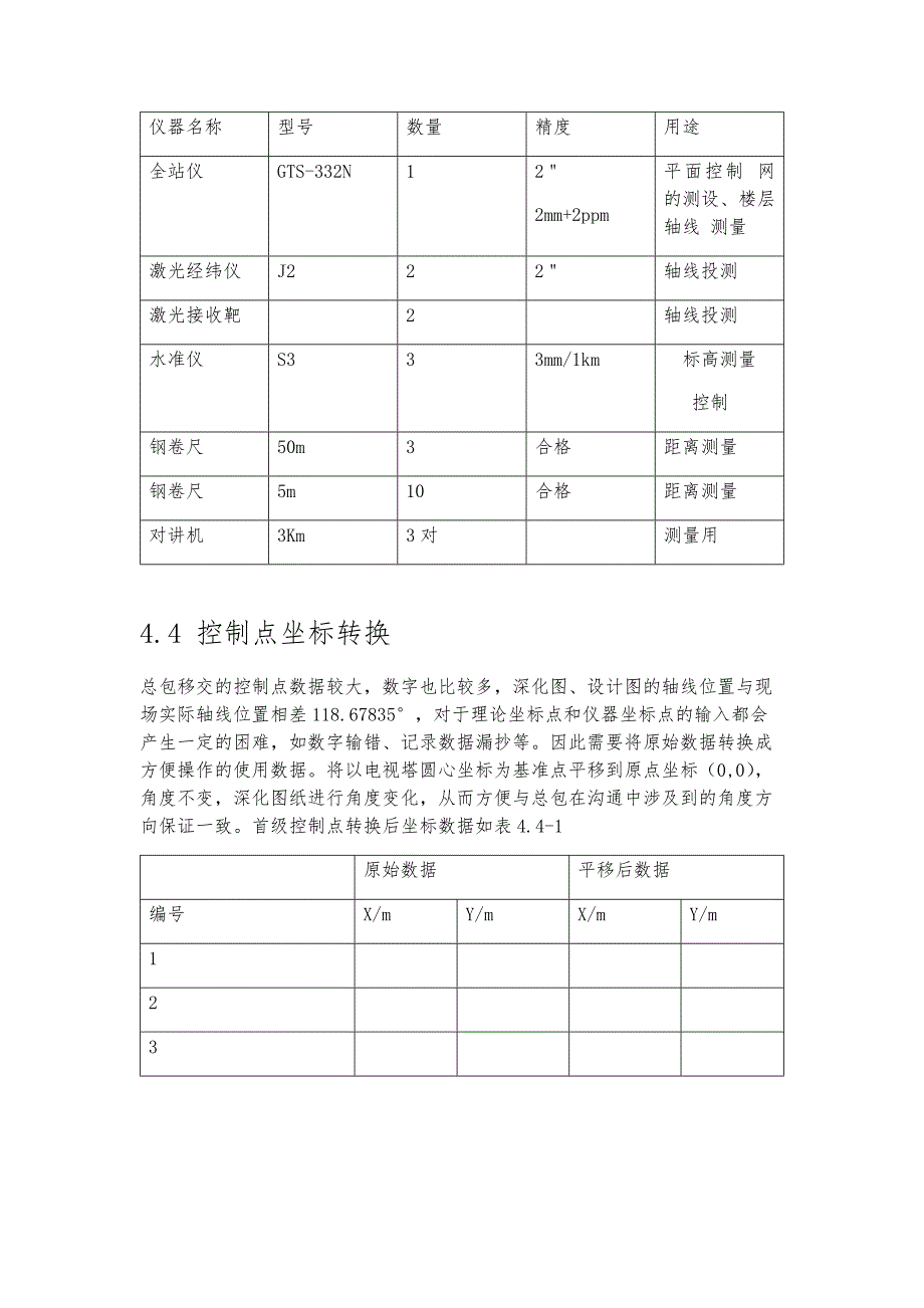 塔建设项目工程测量方案设计书_第4页