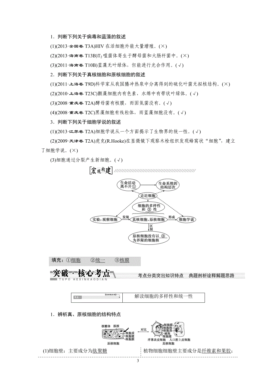 （生物科技行业）版高三生物一轮复习版回放必修一第章_第3页